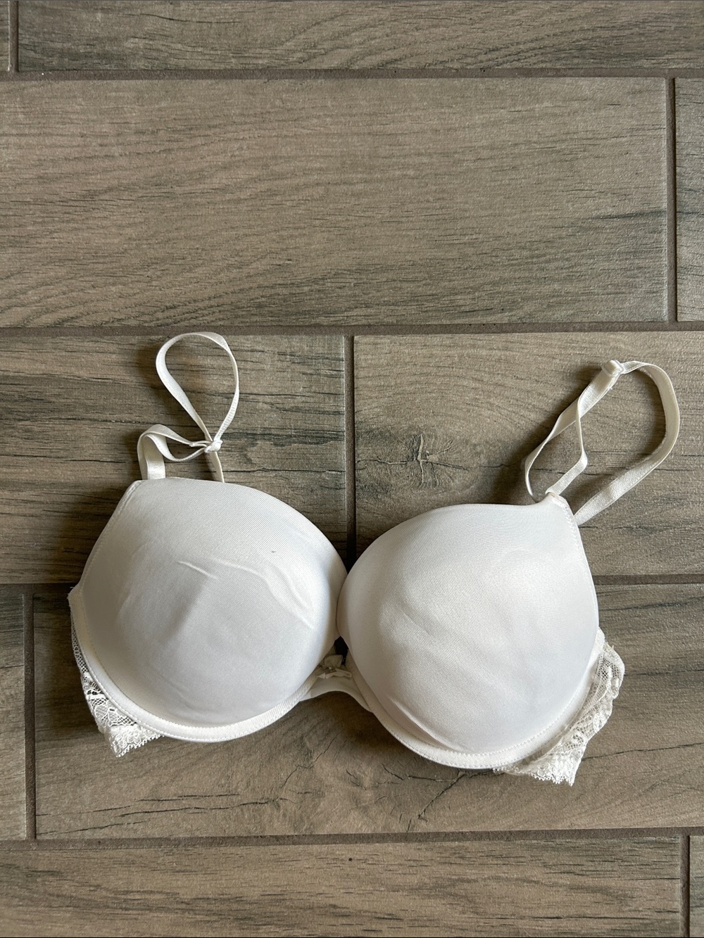 smart & sexy White Lace Push-Up Bra